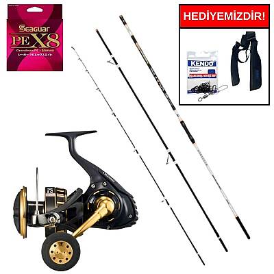 Okuma Flite+ Super Light Surf 420cm 100-250gr&Daiwa 23 BG SW 6000DP Kurşun Arkası Set - 1