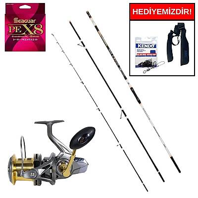 Okuma Flite+ Super Light Surf 420cm 100-250gr&Remixon Avenger 9000 7+1 Kurşun Arkası Set - 1