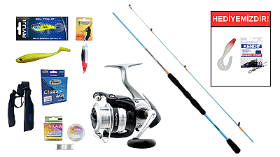 Okuma Fuel Spin 2,74 cm 7-30 gr&Daiwa Strikeforce 4000 B Spin Seti - 1