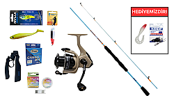 Okuma Fuel Spin 2,74 cm 7-30 gr&Okuma Outrax OR-4000SGA 1+1BB Spin Seti - Okuma