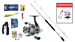 Okuma Fuel Spin 2,74 cm 7-30 gr&Okuma Revenger Pro RVP-40 Spin Seti - Okuma