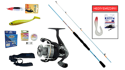 Okuma Fuel Spin 2,74 cm 7-30 gr&Okuma Revenger RV-40 FD Spin Seti - 1