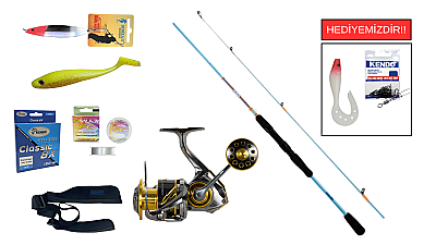 Okuma Fuel Spin 2,74 cm 7-30 gr&Ryuji Ares X 4000M 5+1BB Spin Seti - 1