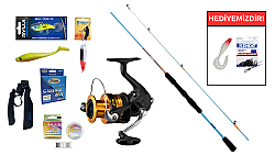 Okuma Fuel Spin 2,74 cm 7-30 gr&Shimano FX C3000 FC Spin Seti - Shimano