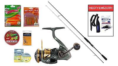Okuma G-Control Spin 198cm XUL 0.8-5gr&Ryuji Enjoy X 500S 6+1BB LRF Seti - 1