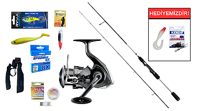 Okuma Helios SX Spin 2,70cm 15-45 gr&Daiwa Crossfire26 LT 4000C Spin Seti - 1