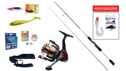 Okuma Helios SX Spin 2,70cm 15-45 gr&Savage Gear SG2 4000 FD 5+1BB Spin Seti - Okuma