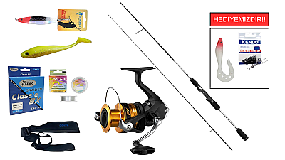Okuma Helios SX Spin 2,70cm 15-45 gr&Shimano FX 4000 FC Spin Seti - 1