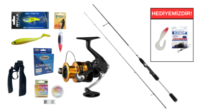 Okuma Helios SX Spin 2,70cm 15-45 gr&Shimano FX C3000 FC Spin Seti - 1