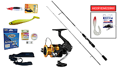 Okuma Helios SX Spin 2,70cm 15-45 gr&Shimano FX C3000 FC Spin Seti - Okuma