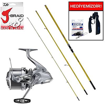 Okuma Makaira Surf 4,50 cm 100-250&Shimano Makina Ultegra 3500 XSE Kurşun Arkası Set - 1