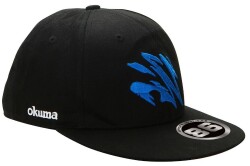 Okuma Motif Flat Peak Şapka - Okuma