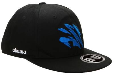 Okuma Motif Flat Peak Şapka - 1