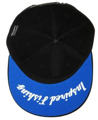 Okuma Motif Flat Peak Şapka - 3