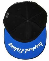 Okuma Motif Flat Peak Şapka - 3