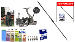 Okuma Revenger Tele Surf 420 cm100-250 gr&Ryuji Momentum 6000 Silver 11+1BB Surf Seti - Okuma