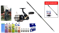 Okuma Revenger Tele Surf 420 cm&Remixon Venom 8000 5+1BB Surf Seti - Okuma