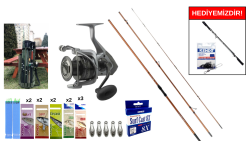 Okuma Trio Rex Surf 4.50cm&Okuma Tomcat TMC-8000 Surf Seti - Okuma