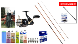 Okuma Trio Rex Surf 450cm&Remixon Venom 9000 Surf Seti - Okuma