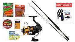 Okuma Wave Power 228 cm 2-12 gr&Shimano FX 2000 FC LRF Seti - Shimano