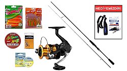 Okuma Wave Power 228 cm 2-12 gr&Shimano LRF Makina FX 1000 FC LRF Seti - Shimano