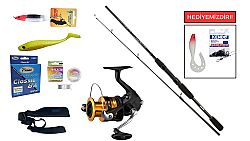 Okuma Wave Power 2.44 cm 15-40 gr&Shimano FX C3000 FC Spin Seti - Okuma