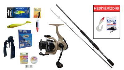 Okuma Wave Power 8'0 2.44 cm 15-40 gr&Okuma Outrax OR-4000SGA 1+1BB Spin Seti - 1