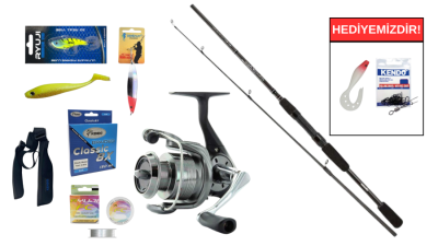 Okuma Wave Power 8'0 2.44 cm 15-40 gr&Okuma Revenger Pro RVP-40 Spin Seti - 1