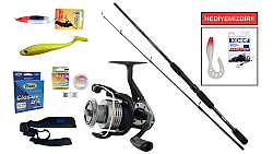 Okuma Wave Power 8'0 2.44 cm 15-40 gr&Okuma Revenger RV-40 FD Spin Seti - Okuma
