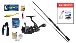 Okuma Wave Power 8'0 2.44 cm 15-40 gr&Ryuji Infinity 4000M 5+1BB Spin Seti - Okuma