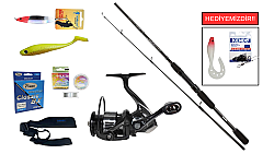 Okuma Wave Power 8'0 2.44 cm 15-40 gr&Ryuji Infinity 4000M 5+1BB Spin Seti - Okuma
