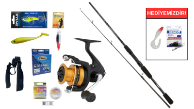 Okuma Wave Power 8'0 2.44 cm 15-40 gr&Shimano FX 2500 FC Spin Seti - 1