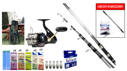 Okuma Wave Power Tele Surf 4.20 cm&Remixon Venom 8000 5+1BB Surf Seti - Okuma