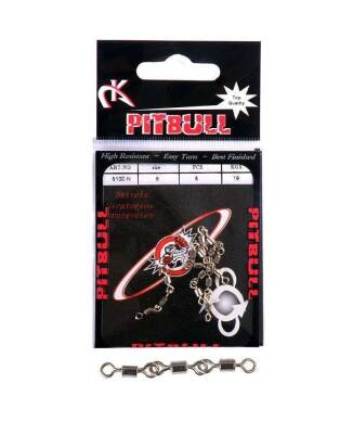 Pitbull 5100 3 Zincir Fırdöndü 5li Paket Nikel - 2