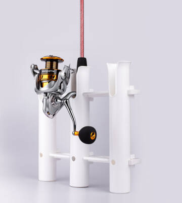 PLASTİK KAMIŞ YUVASI 3 LÜ BEYAZ - 1