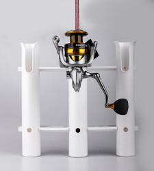 PLASTİK KAMIŞ YUVASI 3 LÜ BEYAZ - 2