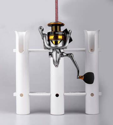 PLASTİK KAMIŞ YUVASI 3 LÜ BEYAZ - 2