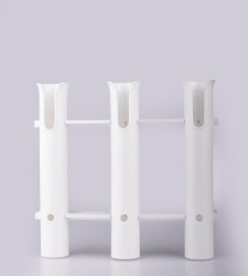 PLASTİK KAMIŞ YUVASI 3 LÜ BEYAZ - 5