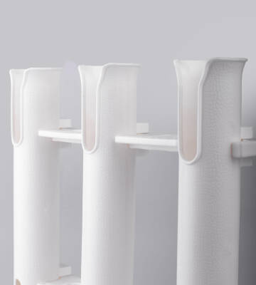 PLASTİK KAMIŞ YUVASI 3 LÜ BEYAZ - 6