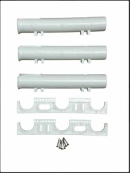 PLASTİK KAMIŞ YUVASI 3 LÜ BEYAZ - 7