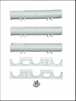 PLASTİK KAMIŞ YUVASI 3 LÜ BEYAZ - 7