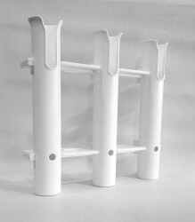 PLASTİK KAMIŞ YUVASI 3 LÜ BEYAZ - 9