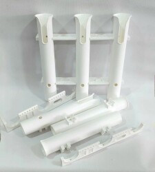 PLASTİK KAMIŞ YUVASI 3 LÜ BEYAZ - 11