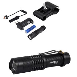 Police PS-10 Şarj Edilebilir El ve Tüfek Feneri - 2