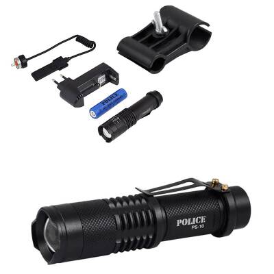 Police PS-10 Şarj Edilebilir El ve Tüfek Feneri - 2