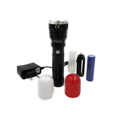 Police PS-22 El Feneri Kit Pil+Şarj+magnet Pro Led Işık - 1