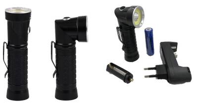 Police PS-48 Döner Başlıklı Cree T6 LED Mıknatıslı El Feneri - 2