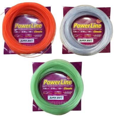 Powerline Classıc 100 m. Poşet Soft Misina 0,60 mm - 1