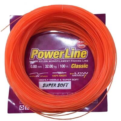 Powerline Soft Turuncu 100m Poşet Misina - 1