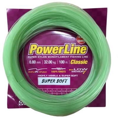 Powerline Soft Yeşil 100m Poşet Misina - 1